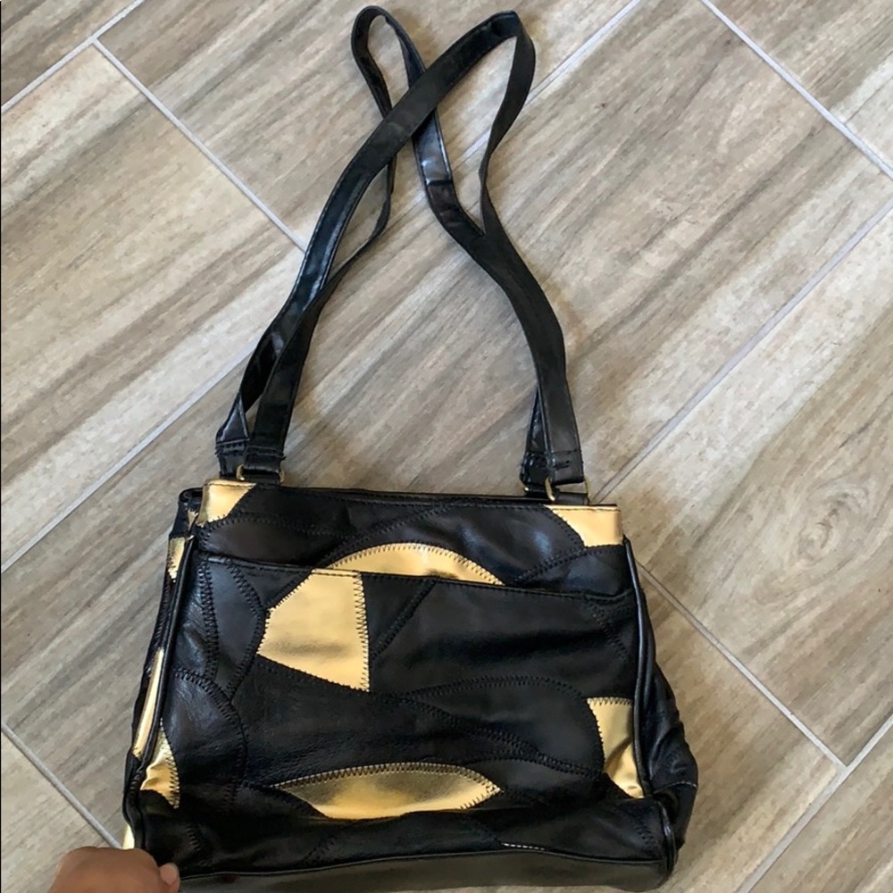 Gold And Black Purse - image 1